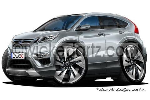 Honda CR-V SUV 2015+ Silver DK (Items from £9.50)