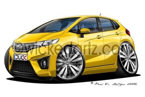 Honda Jazz MK3 2015+ Yellow DK (Items from £9.50)