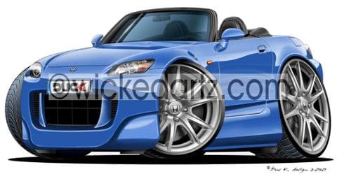 Honda S2000 Blue DK (Items from £9.50)