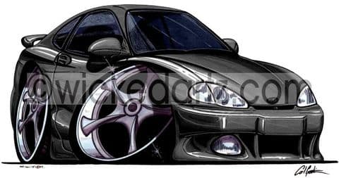 Hyundai Coupe MK1 Black (Items from £9.50)