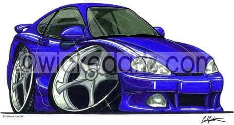 Hyundai Coupe MK1 Blue (Items from £9.50)