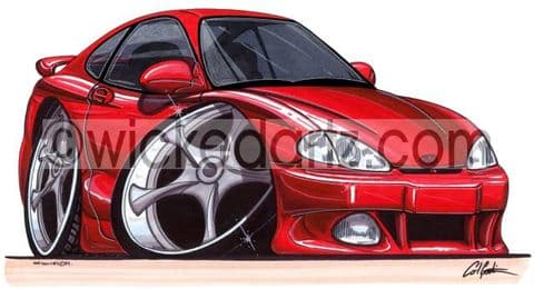 Hyundai Coupe MK1 Red (Items from £9.50)