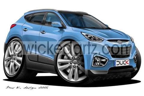 Hyundai ix35 SUV Mid Blue DK (Items from £9.50)