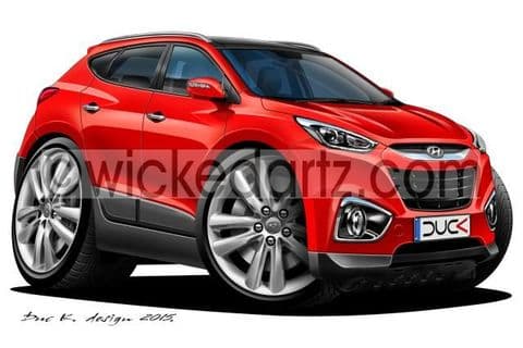 Hyundai ix35 SUV Red DK (Items from £9.50)