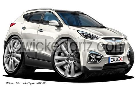 Hyundai ix35 SUV White DK (Items from £9.50)