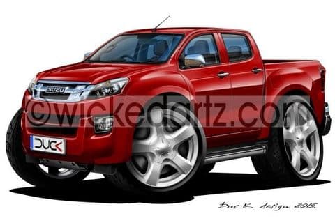 Isuzu D-Max Pick Up Dark Red DK (Items from £9.50)