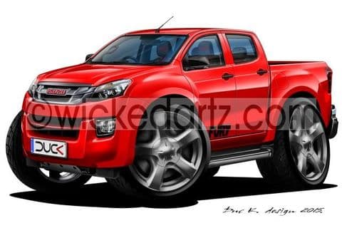 Isuzu D-Max Pick Up 'Fury Edition' Red DK (Items from £9.50)