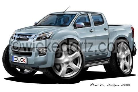 Isuzu D-Max Pick Up Silver DK (Items from £9.50)