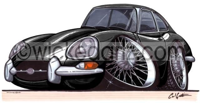 Jaguar E Type Black (Items from £9.50)