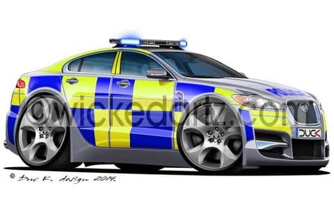 Jaguar XF Police 'Battenberg' DK (Items from £9.50)
