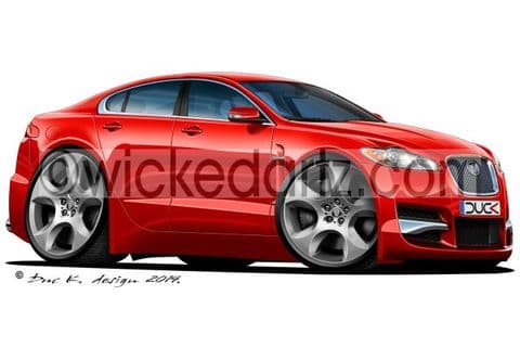 Jaguar XF Red DK (Items from £9.50)