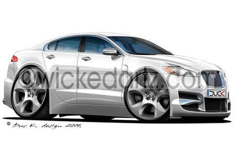 Jaguar XF White DK (Items from £9.50)