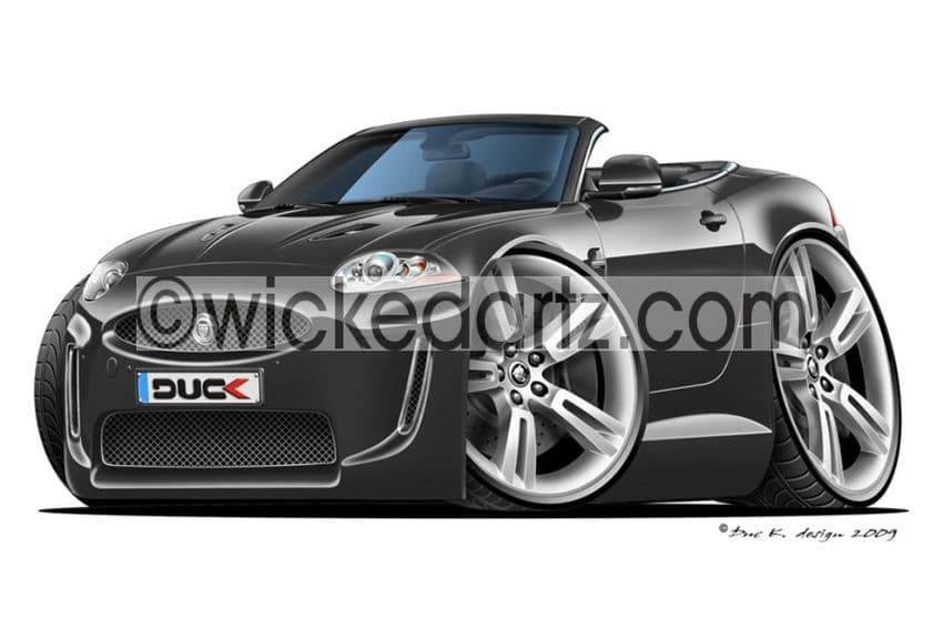 Jaguar XKR Convertible Black DK (Items from £9.50)