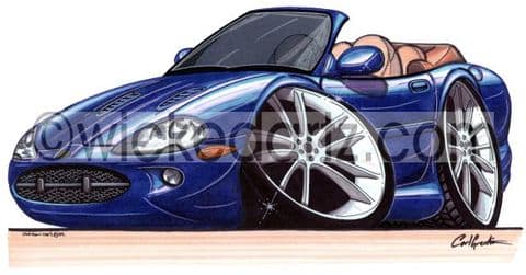 Jaguar XKR Convertible Blue (Items from £9.50)