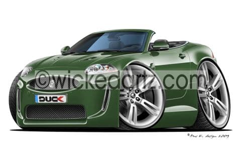 Jaguar XKR Convertible Green DK (Items from £9.50)