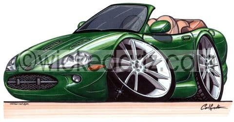 Jaguar XKR Convertible Green (Items from £9.50)