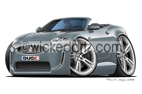 Jaguar XKR Convertible Grey DK (Items from £9.50)