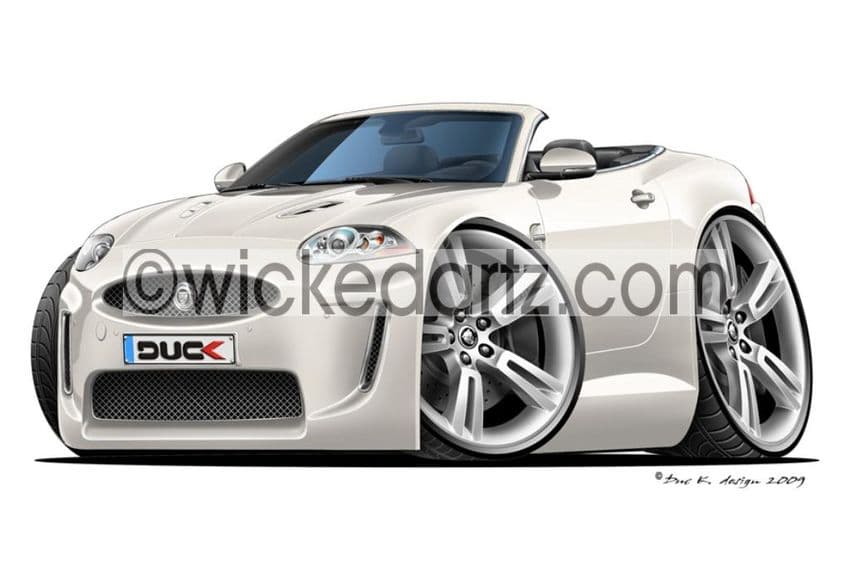 Jaguar XKR Convertible White DK (Items from £9.50)