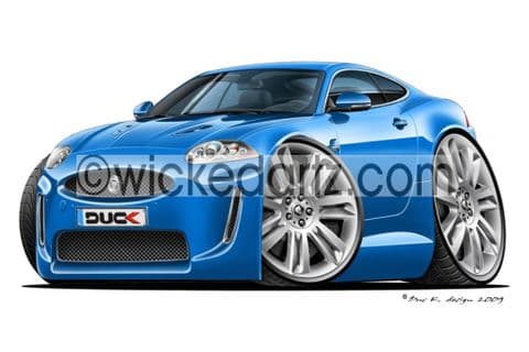 Jaguar XKR Coupe Blue DK (Items from £9.50)