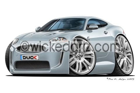 Jaguar XKR Coupe Silver DK (Items from £9.50)