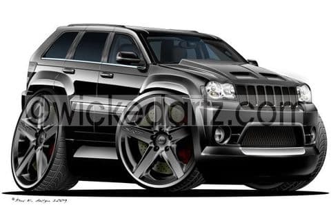 Jeep Cherokee SRT8 Black (BK Alloys) DK (Items from £9.50)