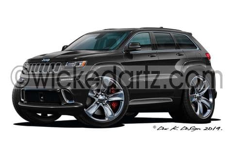 Jeep Grand Cherokee Black DK (Items from £9.50)