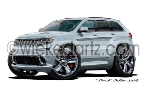 Jeep Grand Cherokee Silver DK (Items from £9.50)