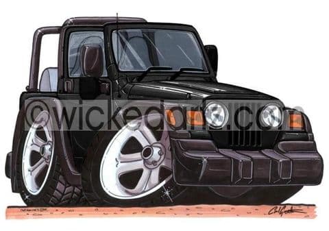 Jeep Wrangler Black (Items from £9.50)