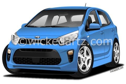 Kia Picanto City Car 2021+ Blue (Items from £9.50)