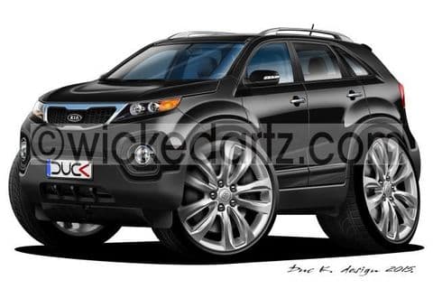 Kia Sorento MK2 2010+ Black DK (Items from £9.50)