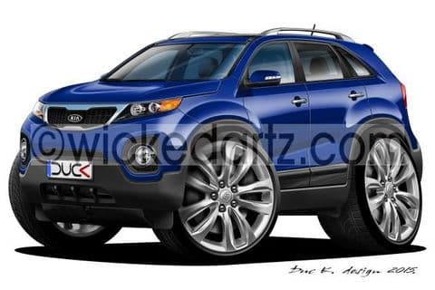 Kia Sorento MK2 2010+ Blue DK (Items from £9.50)