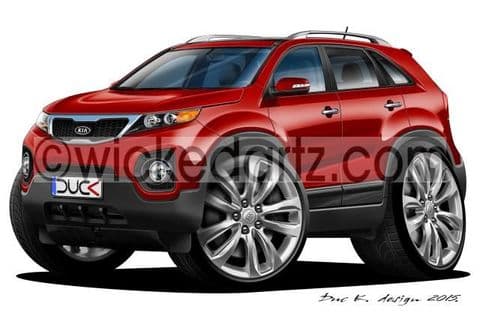 Kia Sorento MK2 2010+ Dark Red DK (Items from £9.50)
