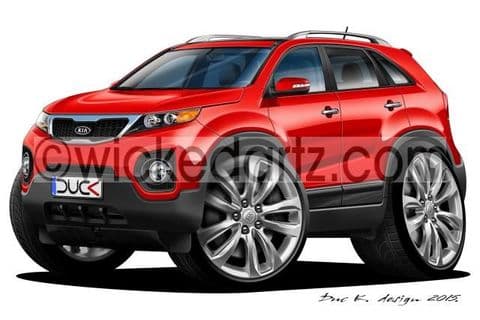 Kia Sorento MK2 2010+ Red DK (Items from £9.50)
