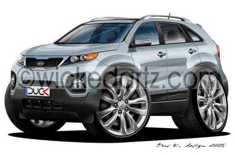 Kia Sorento MK2 2010+ Silver DK (Items from £9.50)