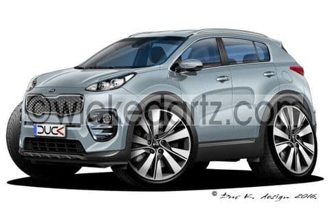 Kia Sportage MK4 2016+ Silver DK (Items from £9.50)