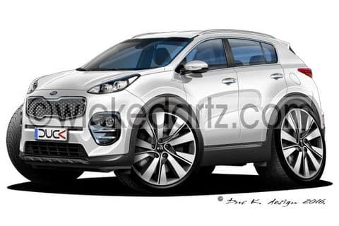 Kia Sportage MK4 2016+ White DK (Items from £9.50)