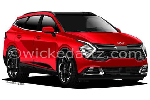 Kia Sportage MK5 2022+ Red (Items from £9.50)