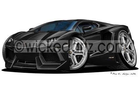 Lamborghini Aventador Black DK (Items from £9.50)
