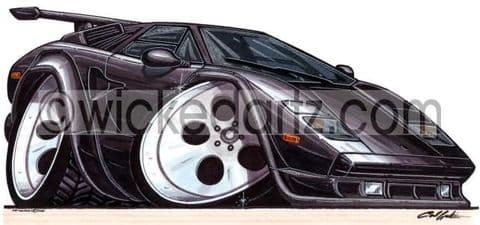 Lamborghini Countach Black (Items from £9.50)