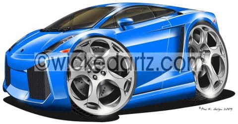 Lamborghini Gallardo Blue DK (Items from £9.50)