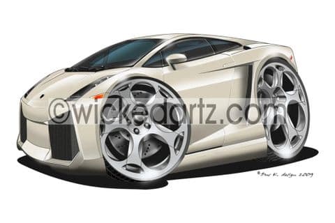 Lamborghini Gallardo White DK (Items from £9.50)