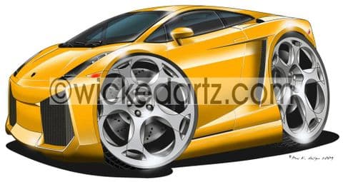 Lamborghini Gallardo Yellow DK (Items from £9.50)