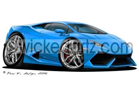Lamborghini Huracan Blue DK (Items from £9.50)