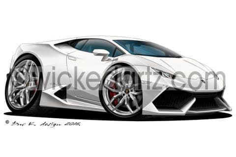Lamborghini Huracan White DK (Items from £9.50)