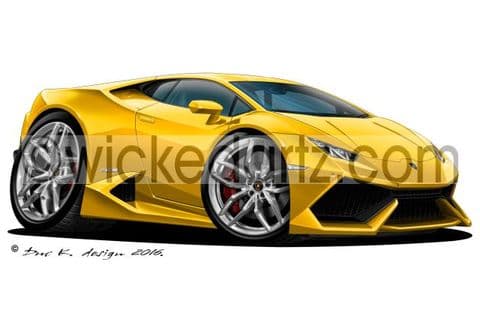 Lamborghini Huracan Yellow DK (Items from £9.50)