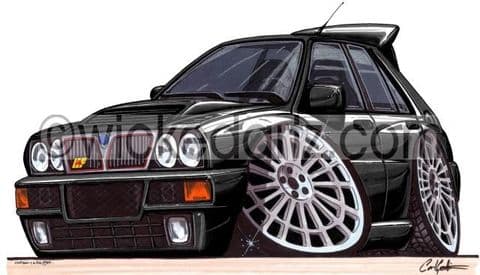 Lancia Integrale HF Black (Items from £9.50)