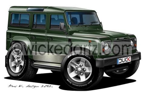 Land Rover Defender 110 Green DK (Items from £9.50)