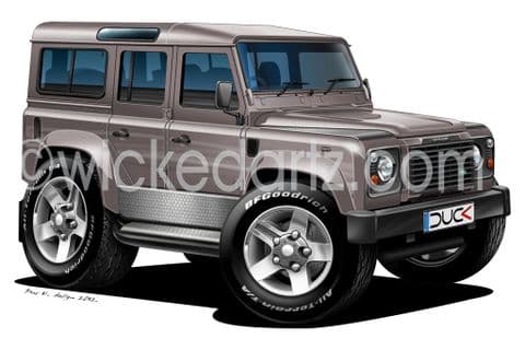 Land Rover Defender 110 Grey DK (Items from £9.50)