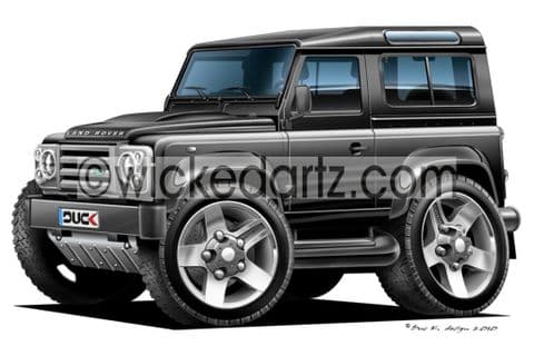 Land Rover Defender Black DK (Items from £9.50)