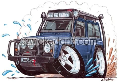 Land Rover Defender Blue (Items from £9.50)